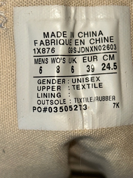 Converse Slip-On All Star Canvas Sneakers Unisex M-6 W-8 Orange Casual Athletic - Picture 4 of 10